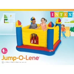 INTEX JUMP-O-LENE CASTLE BOUNCER, AGES 3-6 42148259