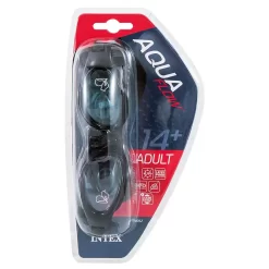 INTEX SILICONE SPORT MASTER GOGGLES, AGES 14+, 3 COLORS 42155692