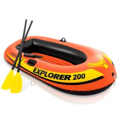 INTEX EXPLORER 200 BOAT SET (58330NP, 59623, 69613), AGES 6+ 42158331