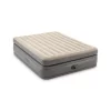 Intex Raised Comfort Pillowtop 20" Queen Air Mattress With Built In Pump