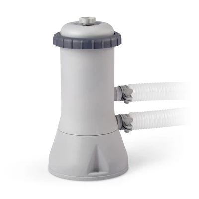 Intex 28157EH Easy Set 15 Foot By 33 Inch Round Inflatable Outdoor Backyard Above Ground Swimming Pool Set With 530 GPH Filter Pump, Blue - Image 3