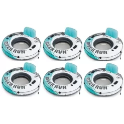 Intex Aqua River Run 1 Inflatable Floating Lake Tube 53-inch Diameter 6-Pack