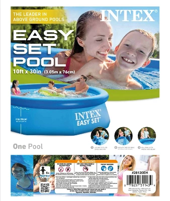 Intex 10' X 30" Easy Set Above Ground Pool + Kokido Krill Automatic Vacuum - Image 4