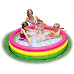 Intex 4ft X 13in Inflatable Sunset Glow Colorful Backyard Kid Play Swimming Pool