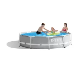 Intex 10 Feet X 30 Inches Outdoor Swimming Pool W/ Cartridge Filter Pump System