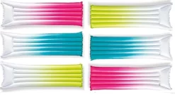 Intex Ombre Inflatable Floating Pool Mat 72" X 27" 6-Pack