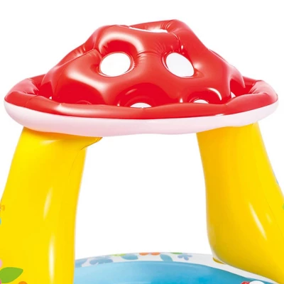 Intex Inflatable Mushroom Water Play Center Kiddie Baby Swimming Pool Ages 1-3 - Image 2
