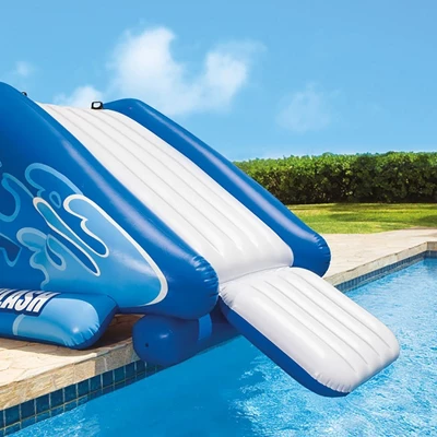 Intex Kool Splash Inflatable Pool Water Slide & Inflatable UFO Chair - Image 2
