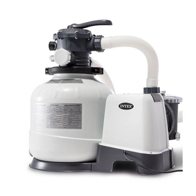 Intex 2800 GPH Pool Sand Filter Pump W/Krystal Clear Saltwater System - Image 3