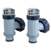 Intex Plunger Valves W/ Gaskets & Nuts (2 Pack) W/ Pool Pump Hose (3 Pack)