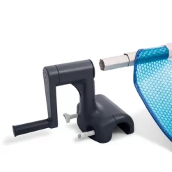 Intex Heavy Duty Aluminum Adjustable Solar Above Ground Pool Cover Reel With Locking Mechanism For Rectangle Frame Pool (Cover Not Included)