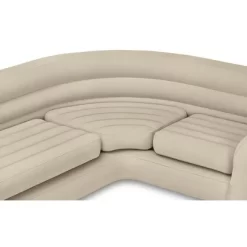 Intex Inflatable Corner Living Room Neutral Sectional Sofa | 68575EP