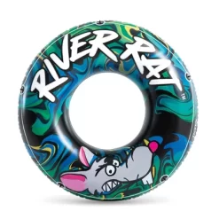 Intex 68209E River Rat Inflatable 48 Inch Lake Towable Floating Tube, Green