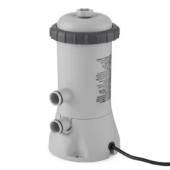 Intex 1000 GPH Easy Set Filter Pump System With GFCI For Above Ground Swimming Pools With Type A & C Filter Cartridge Replacements (6 Pack)