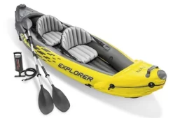 Intex Explorer K2 Inflatable Kayak Set 2 Person 10 Ft 3in X 3ft X 1ft 8in
