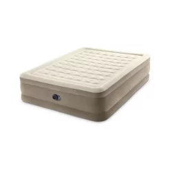 Intex Ultra Plush 20" Queen Air Mattress With 120V Internal Pump