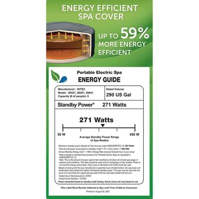 Intex 28441EP PureSpa Plus 85" X 28" Portable Inflatable Hot Tub Bubble Jet Spa With Non-Slip Adjusting Hot Tub Seat Spa Accessory (2 Pack) - Image 3