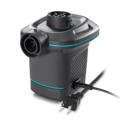 Intex 120V Quick Fill AC Electric Air Pump & Intex Rainbow Ring Kiddie Pool - Image 2