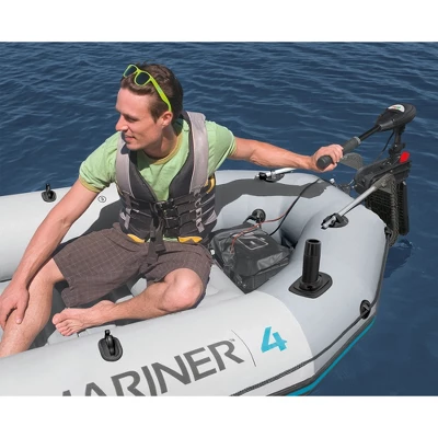 Intex 68624EP Composite Motor Mount W/ Aluminum Supports For Inflatable Boat Or Raft, Fits 3 Horsepower Electric Or Gas Motors (Mount Only) - Image 3