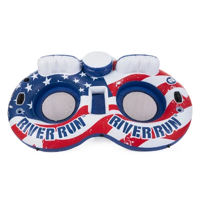 Intex American Flag 2 Person Float & River Run II 2 Person Float - Image 2