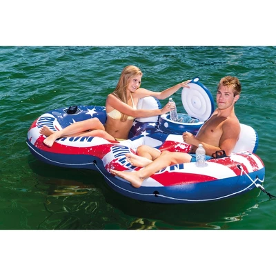 Intex American Flag 2 Person Float & River Run II 2 Person Float - Image 5