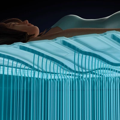 Intex Raised 16" Air Mattress With Hand Held 120V Pump - Twin Size - Image 3