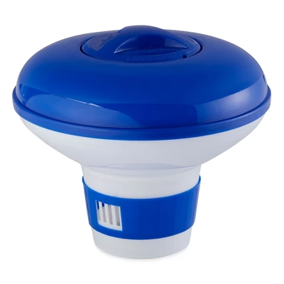 Intex 8 Foot Round Protective Cover For Above Ground Outdoor Swimming Pools With 7 Inch Floating Chlorine Dispenser, (Pool Not Included) - Image 2