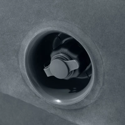 Intex Queen Size Inflatable Pull-Out Sofa Bed Sleep Away Futon Couch, Dark Gray - Image 2