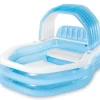 Intex 57186EP Swim Center Sun Shade Family Inflatable Pool 90" X 75" X 53"