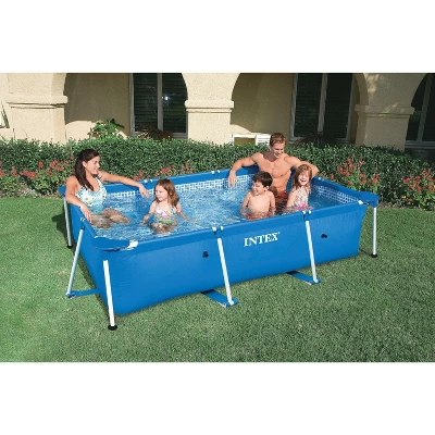 Frame Above Ground Baby Splash Swimming Pool Bundled W/ Intex Filter Pump - Image 2