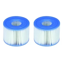 Intex 29001E PureSpa Type S1 Heavy Duty Easy Set Dacron Paper Hot Tub Spa Filter Replacement Cartridge For Various PureSpa Models, (12 Pack)