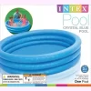 INTEX Crystal Blue Kids Outdoor Inflatable 58" Swimming Pool | 58426EP