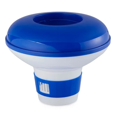 Intex 8 Foot Round Protective Cover For Above Ground Outdoor Swimming Pools With 7 Inch Floating Chlorine Dispenser, (Pool Not Included) - Image 4