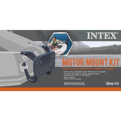 Intex Seahawk 4 Inflatable Boat Set + Oars/Pump/Motor Mount | 68351E+ 68624E - Image 5