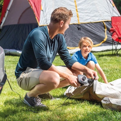 Intex 12 Volt Quick-Fill DC Car Electric 23 Cubic Feet Per Minute Air Pump For Pool Floats, Air Beds, Toys, And Games With Car Power Adapter - Image 3