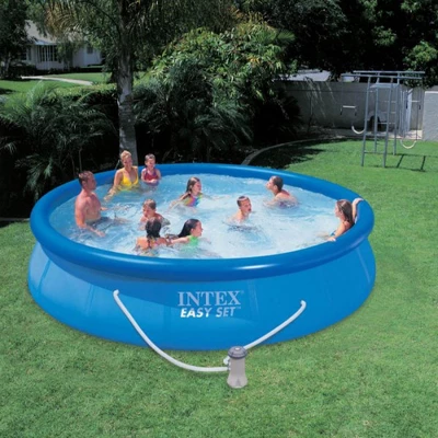 Intex 10 Feet X 30 Inches Outdoor Swimming Pool W/ Cartridge Filter Pump System - Image 5