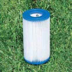 Intex 28211EH Metal Frame Above Ground Pool With Filter Pump And Type "A" Replacement Cartridge, 6 Pack Of Replacement Filter Cartridges, And Cover