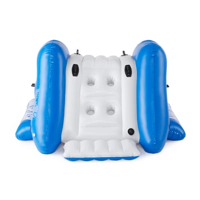Intex Kool Splash Inflatable Play Center Swimming Pool Water Slide, Blue, And Inflatable 8.5'x5.75' Swim Center Family Pool For 2-3 Kids, Blue & White - Image 3