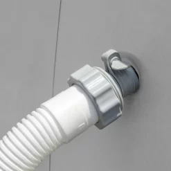 Intex 29061E Type B Intex Pool Filter Clamp On Fittings Adapter Converter Pool Accessory Pair For Large Filter Systems, Gray